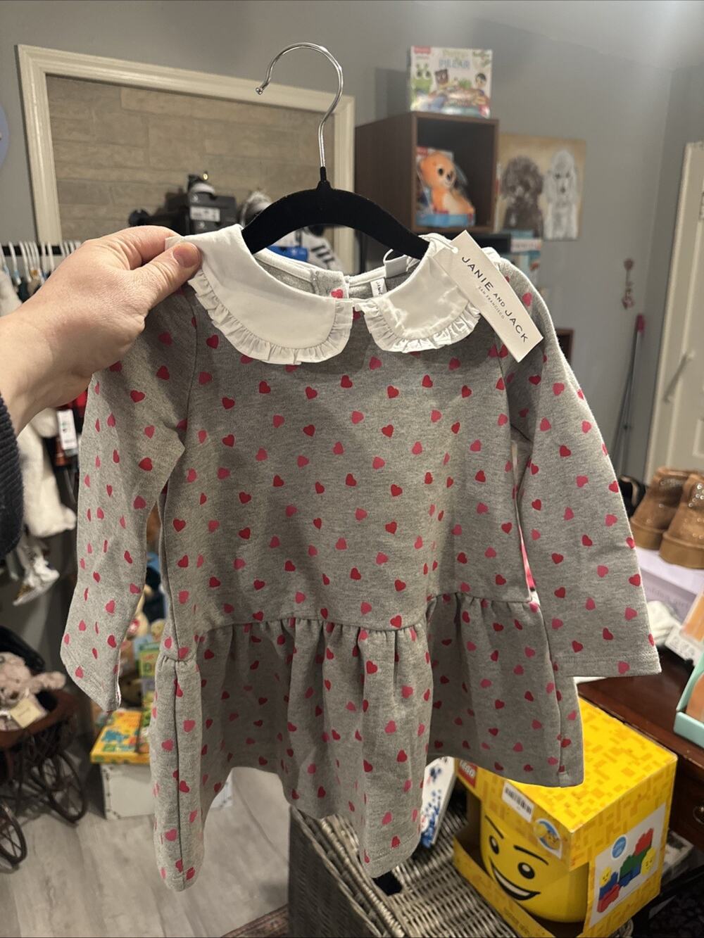 Jamie amd Jack Heart Peplum Shirt